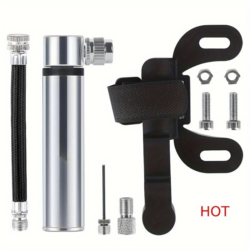 Aluminum Alloy Portable Bicycle Mini Inflator