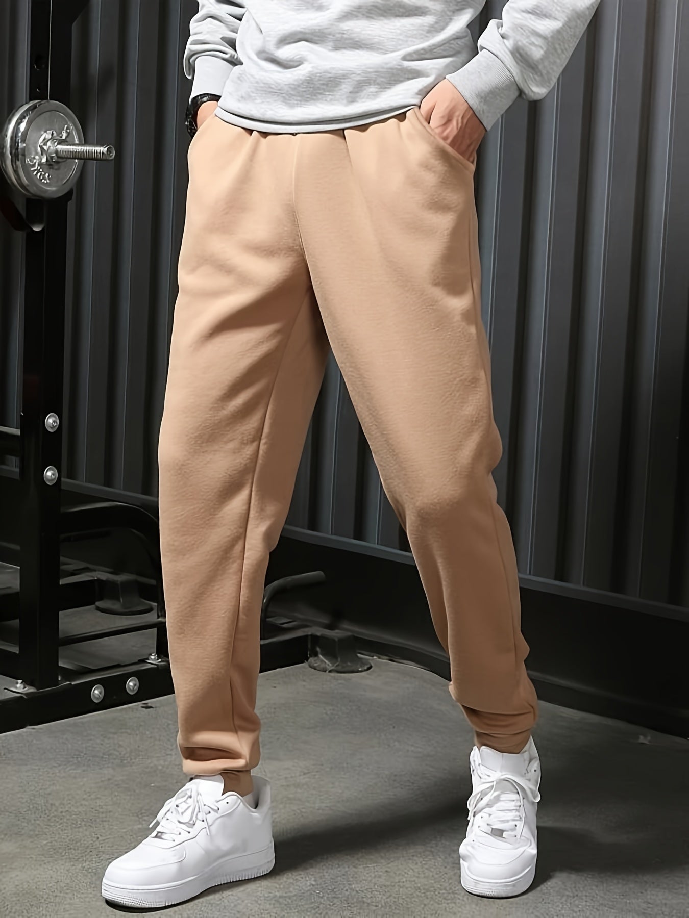 Men's Drawstring Sweatpants Loose Casual Jogger Pants
