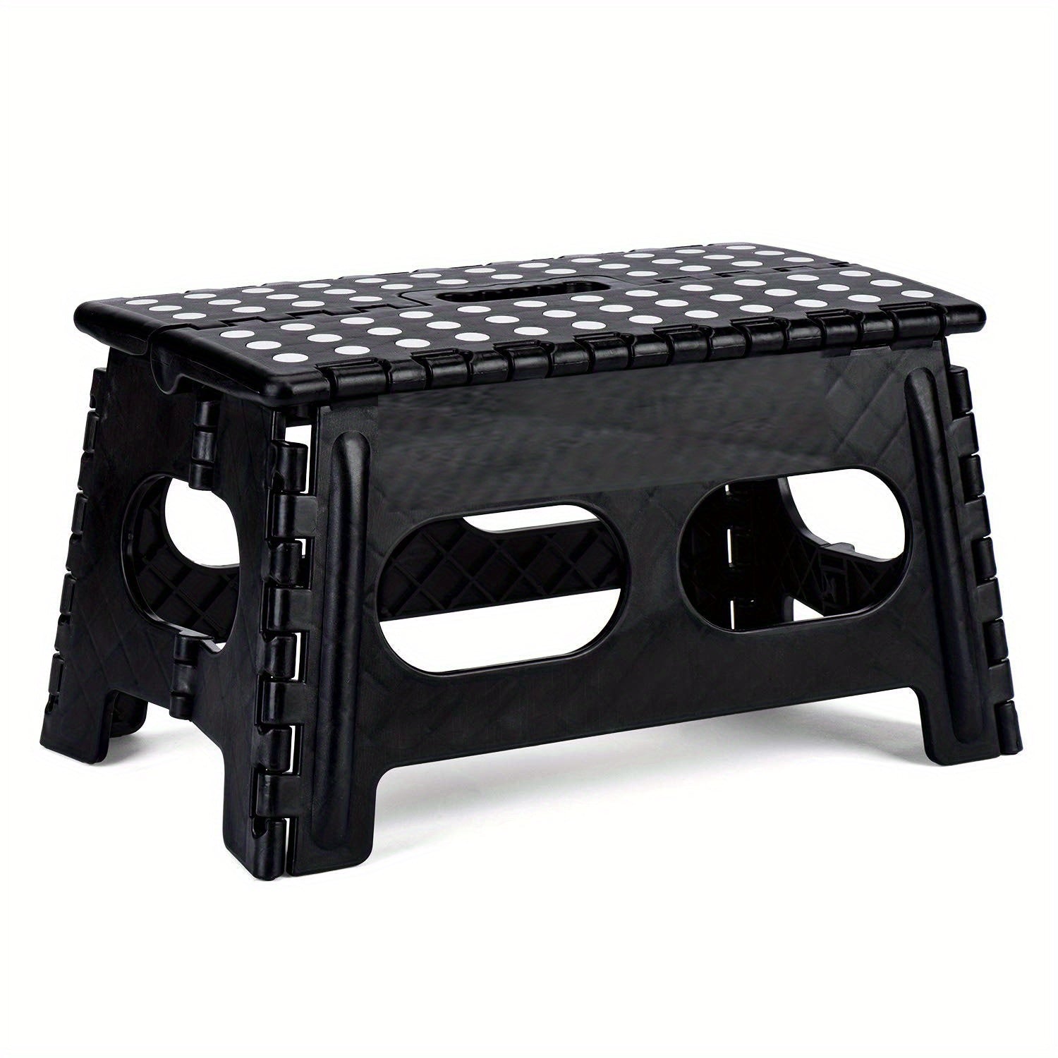1pc Widened Folding Stools Portable Handle Plastic Foldable Chair