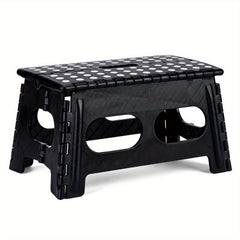1pc Widened Folding Stools Portable Handle Plastic Foldable Chair
