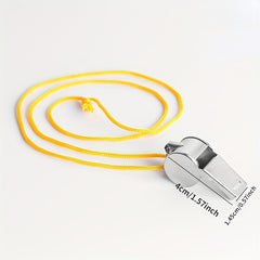 Referee Whistle Stainless Steel Soccer Football Basketball Training