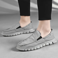 Men's Canvas Slip On Loafer Shoes Lightweight Breathable Sneakers