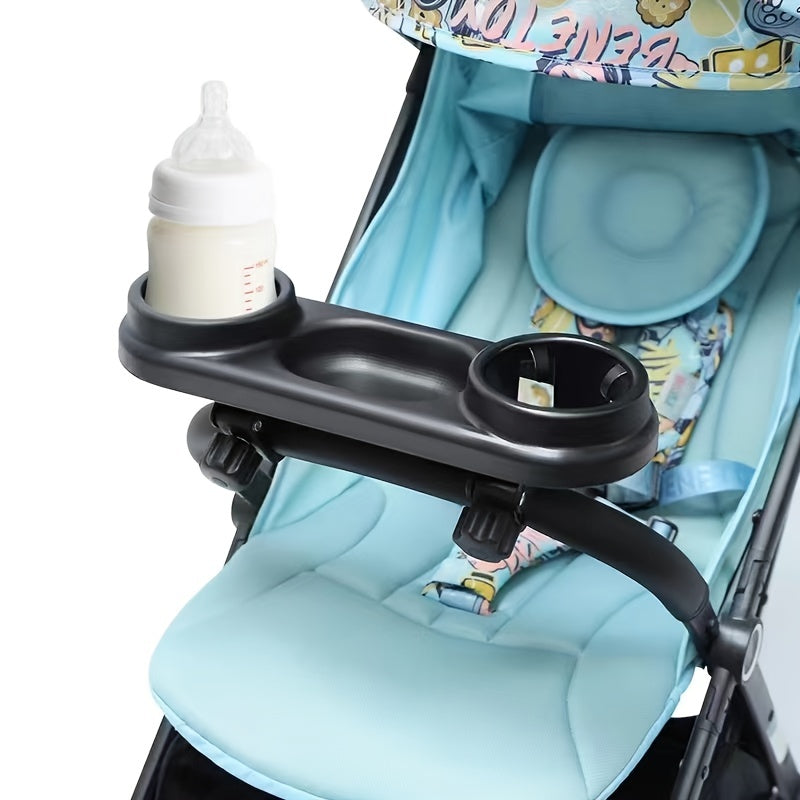 Universal Stroller Tray with Cup Holder Snack Catcher Accessory