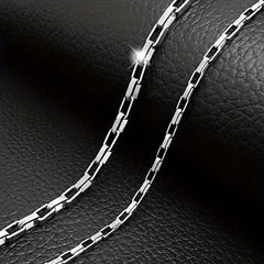 Titanium Steel Necklace Long Box Chain Men's Women's Jewelry