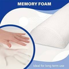 Memory Foam Travel Pillow Chin Shoulder Lumbar Leg Support
