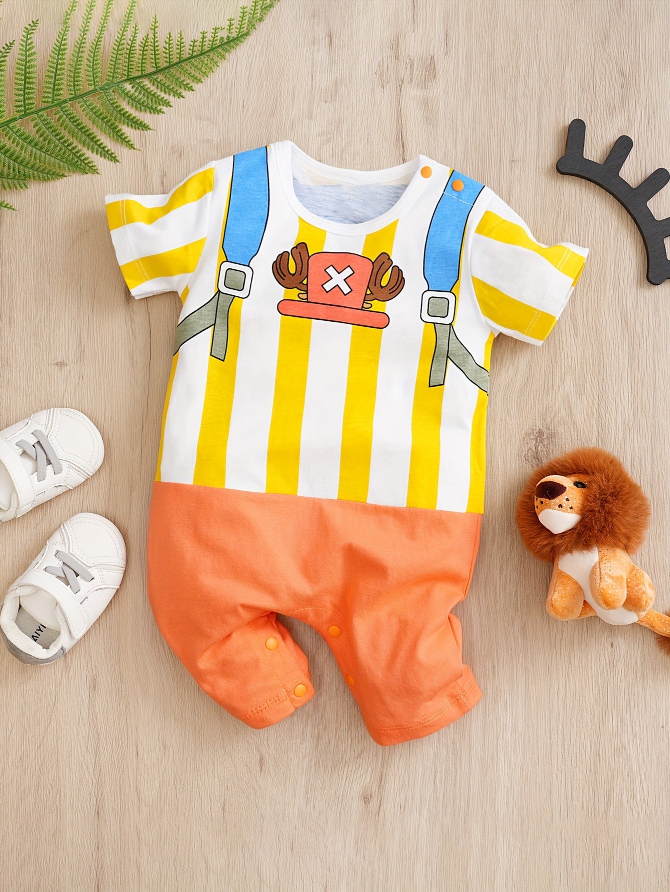 Lucky Cloud Graphic Romper Infant Jumpsuit