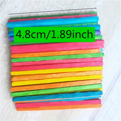 200 Pack 3D Wooden Matchsticks DIY Craft Set