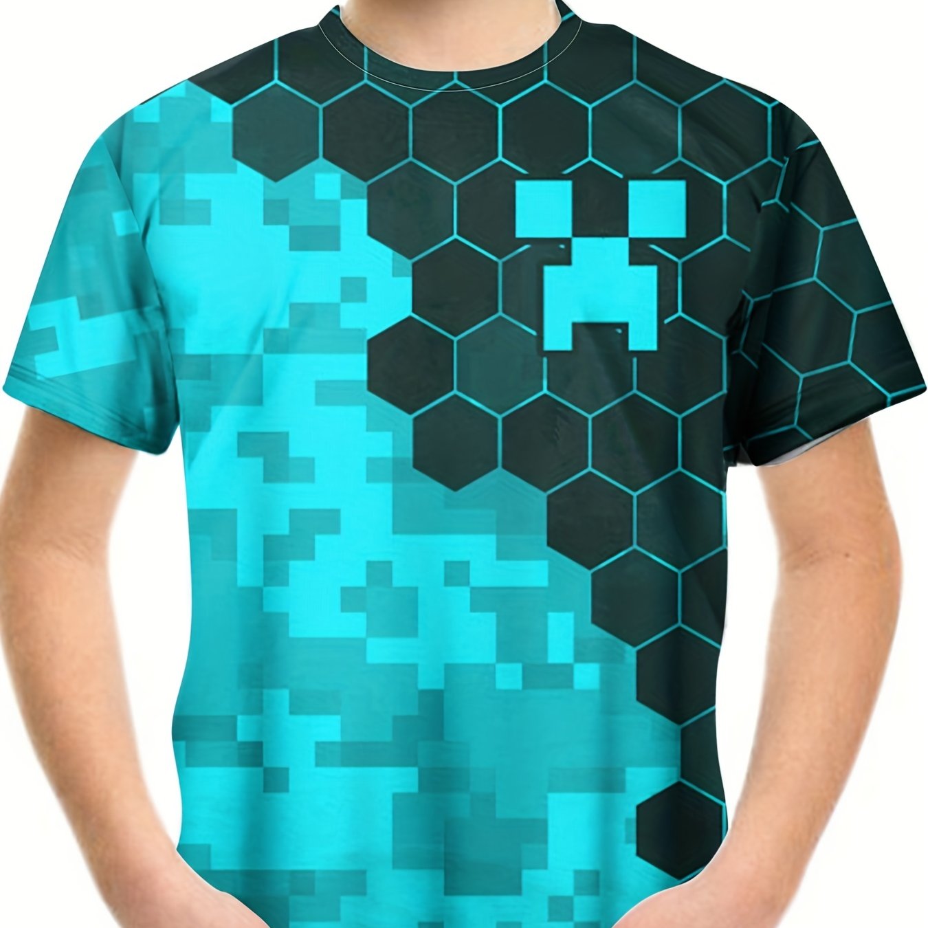 Kids Geo Graphic Street Wear T-shirt - Boys and Girls