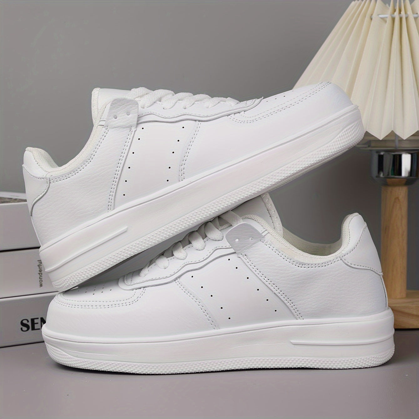 Solid Non-Slip Skate Shoes Lightweight Outdoor Sport Sneakers