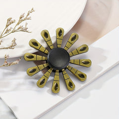 Bronze Finger Spinner Metal Fingertip Spinner Adult Decompression Toy