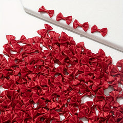 30pcs Flat Knot Bows Clothing Shoe Sock Accessories Gift Basket Decor