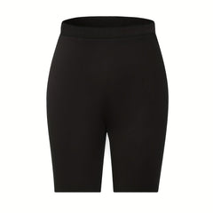 Sporty Yoga Shorts Elastic Waist Summer Women's Clothing