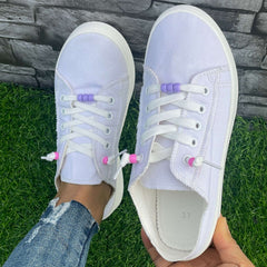 Minimalist Solid Flat Shoes Women's Casual Lightweight Soft Walking Shoes