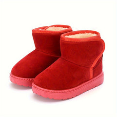 Warm Fleece Snow Boots Girls | Soft Winter Outdoor Hiking Shoes
