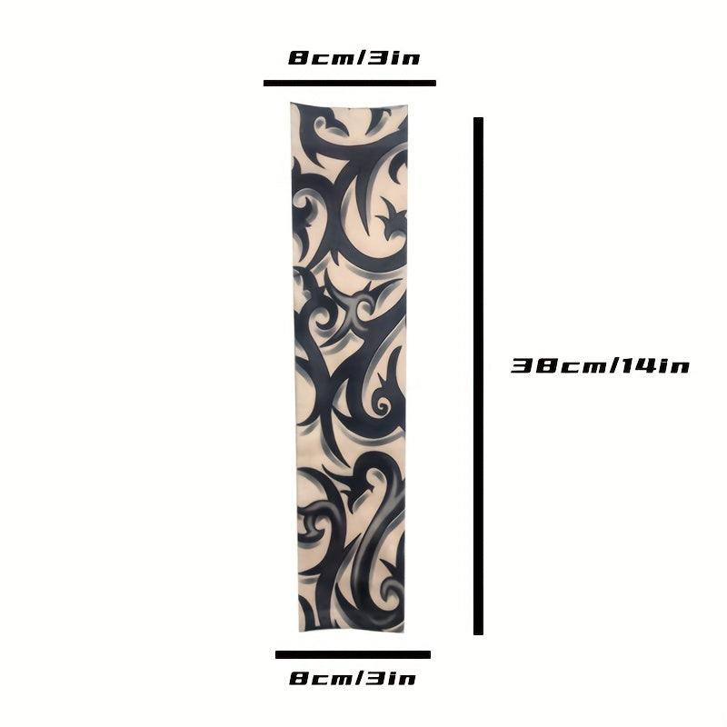 Breathable Men's Sun Protection Arm Sleeves for Outdoor Activities