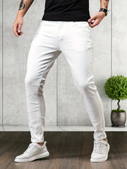 Slim Fit Jeans Men's Casual Street Style Denim Pants