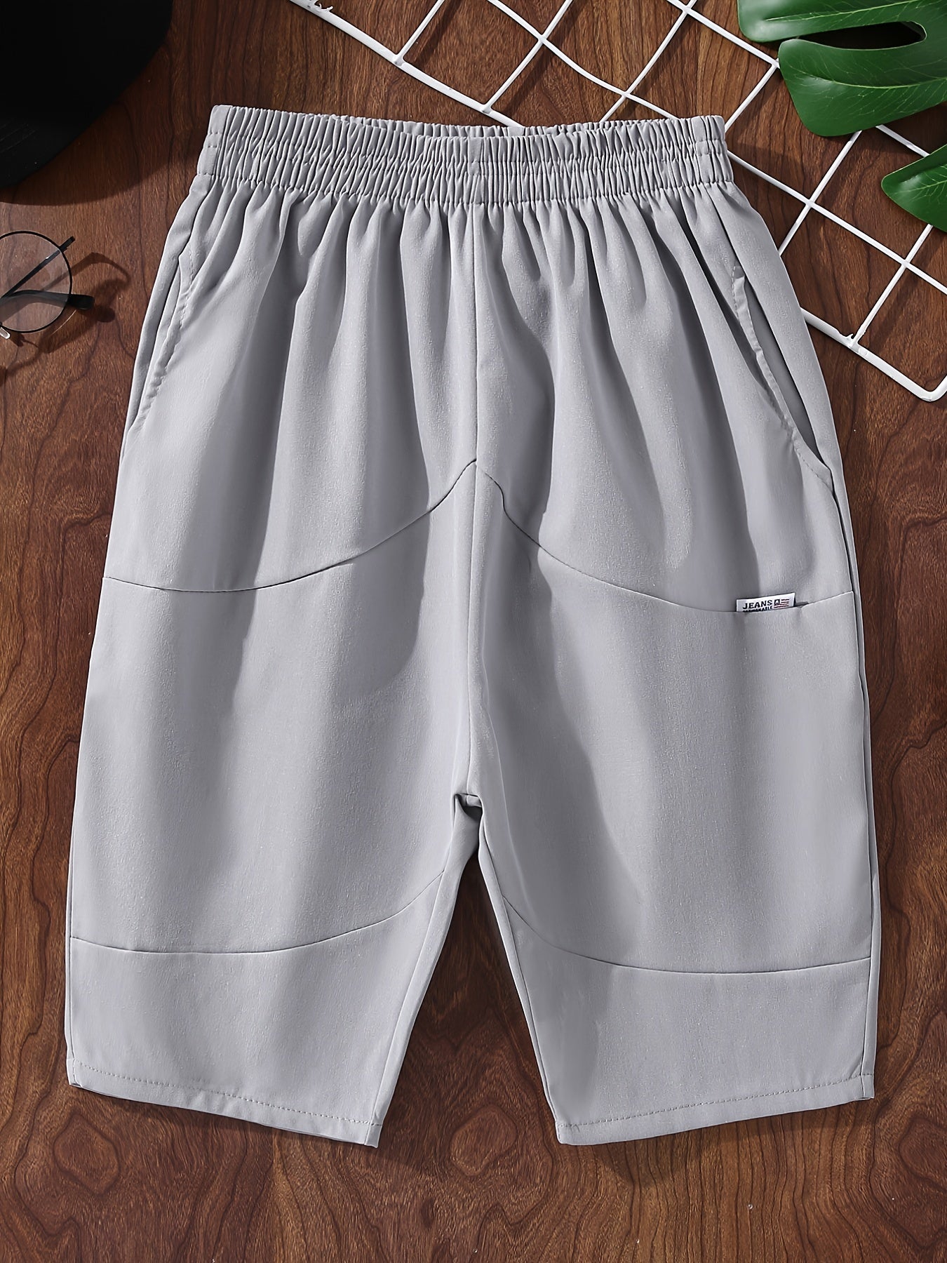 Boys Summer Shorts Loose Elastic Waist with Pockets