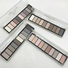 10-Color Eyeshadow Palette Matte Nude & Smokey Shades