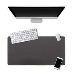 Double Sided PU Leather Mouse Pad Notebook Office Desk Pad Waterproof