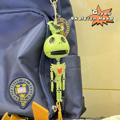 Skull Keychain Halloween Gift Skeleton Pendant Bag Pendant