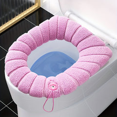 Plush Toilet Seat Cushion - Winter-proof, Washable, Reusable