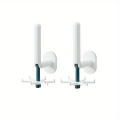 360 Rotating Hook with Sticky Punching Wall Mount