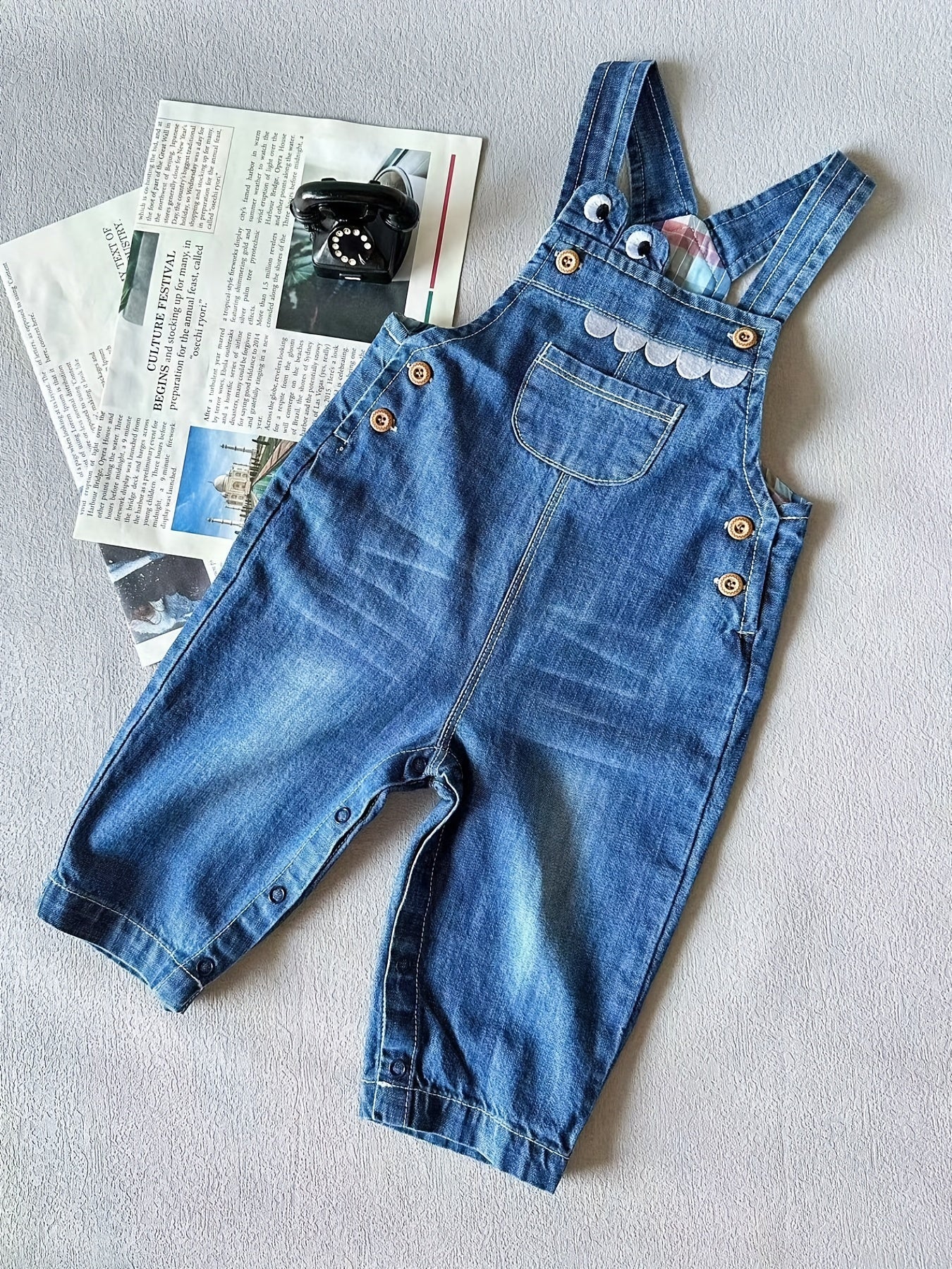 Baby Boys Animal Bib Overalls Pants