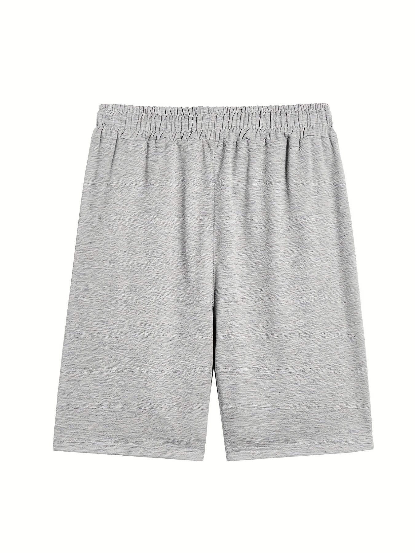 Men's Letter Print Athletic Shorts Drawstring Fitness Gym Outdoor Summer