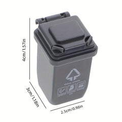 5 Mini Trash Can Models Open Lid 1/12 Doll House Scene Birthday Party Gift