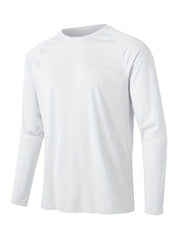 Men's Sun Protection Shirt UPF 50 Long Sleeve Rash Guard