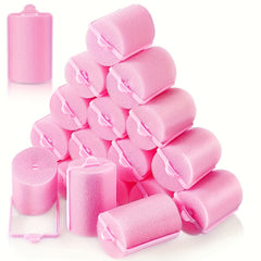 18pcs Large Soft Foam Hair Rollers for Hair Styling, 4.0cm Size
