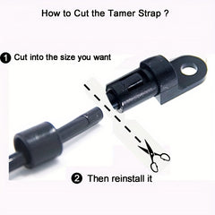 Rod Tamer Deck Mount Rod Straps - Secure Fishing Gear with Bungee Cord