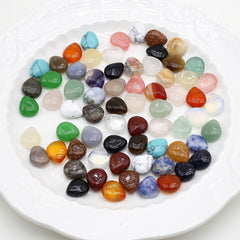 30pcs Natural Semi precious Stone Beads Drop Shaped Loose Beads