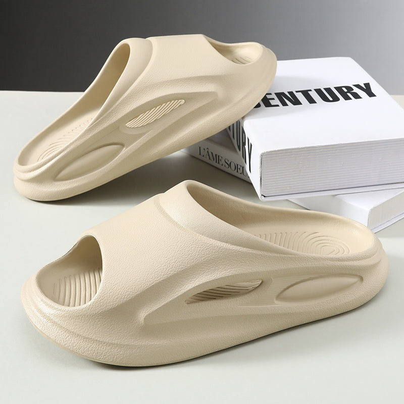 Men's Cloud Slides Pillow Slippers Lightweight Open toe Shoes