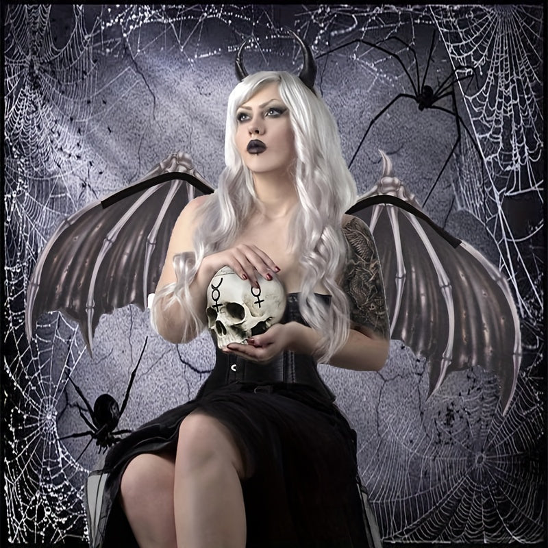 Foldable Demon Bone Wings for Halloween Party