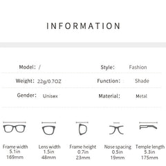 Steampunk Sunglasses Retro Mirror Lens UV400