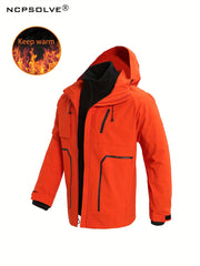 Men's 3-In-1 Outdoor Hooded Jacket