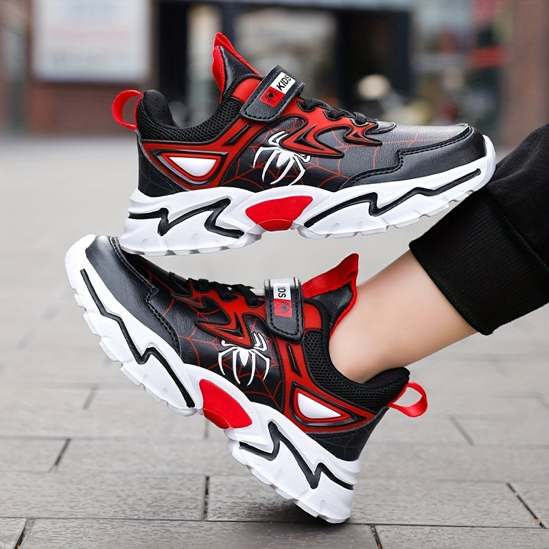 Boys Anime Low Top Sneakers Lightweight Anti Slip Sneakers