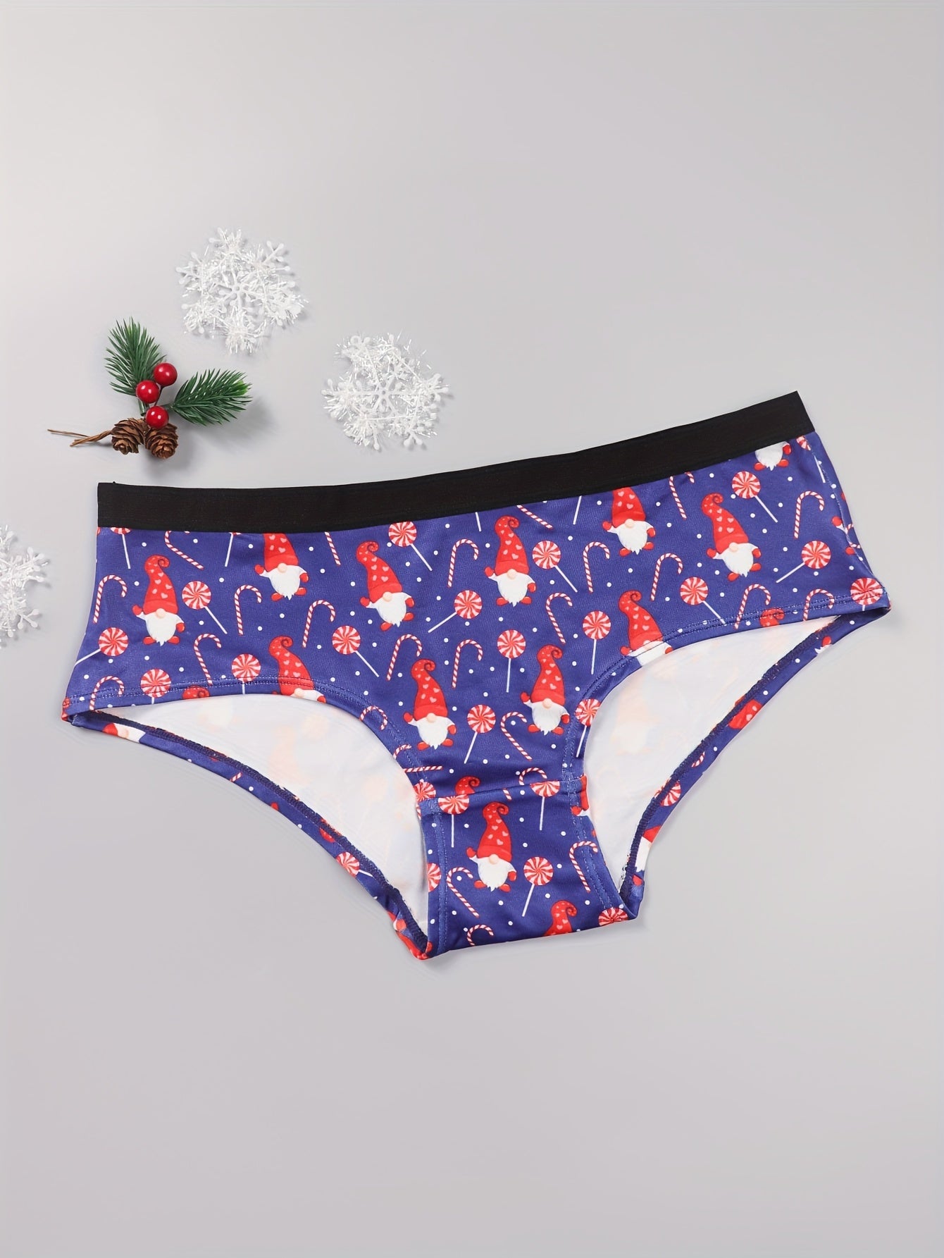 3 Pack Plus Size Christmas Panties Set Women's Plus Size