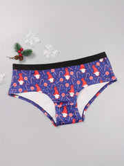 3 Pack Plus Size Christmas Panties Set Women's Plus Size