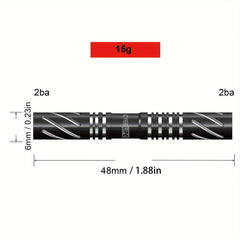 Cyeelife 15g Tungsten Steel Darts Barrel For Competition Training