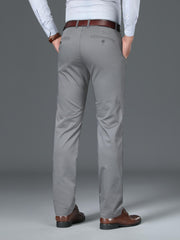 Men's Classic Formal Stretch Dress Pants for Spring Summer Business