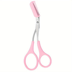 2pcs Stainless Steel Eyebrow Trimmer with Comb - Hair Removal and Shaping