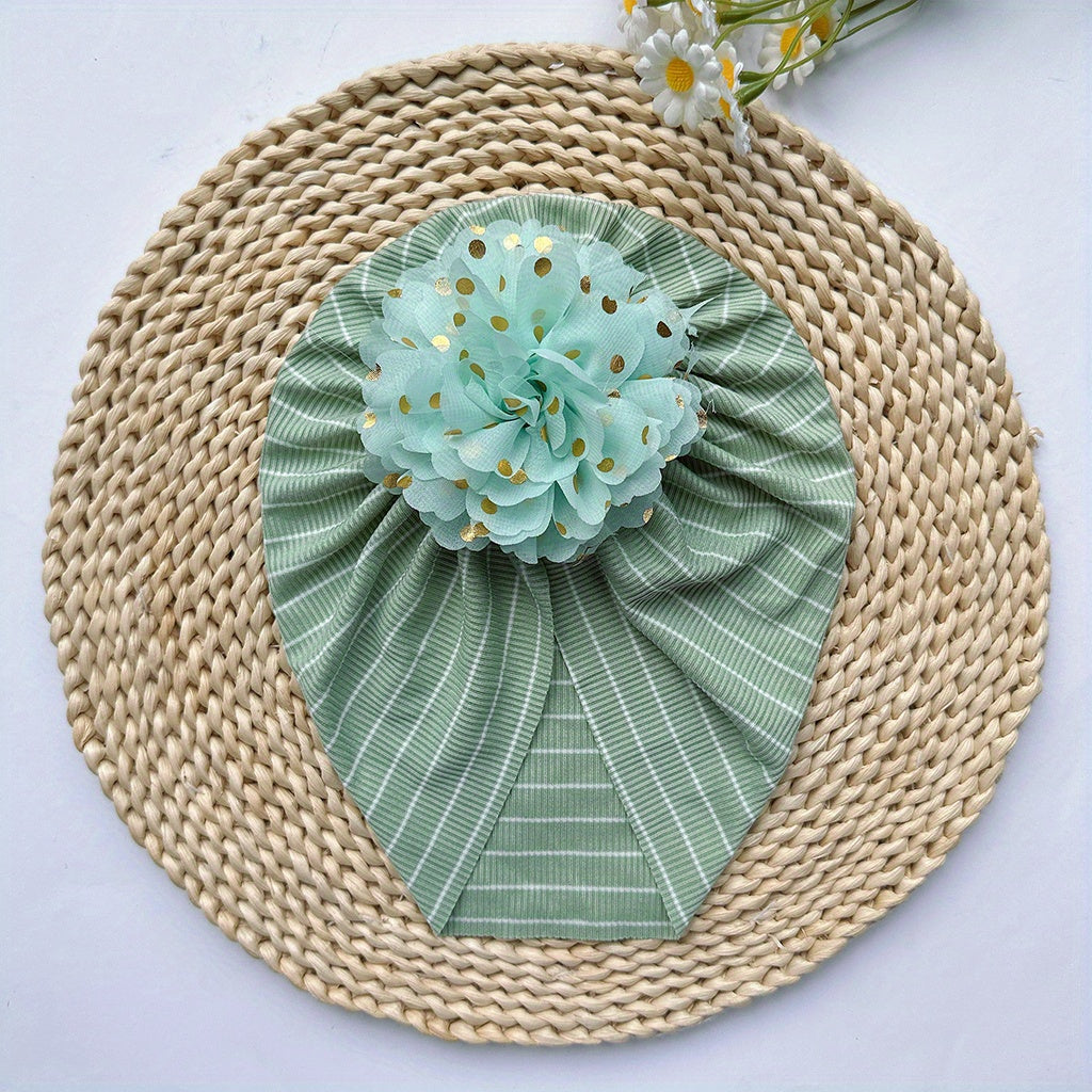Elastic Baby Flower Hat | European & American Soft Line Hot Girl Hat