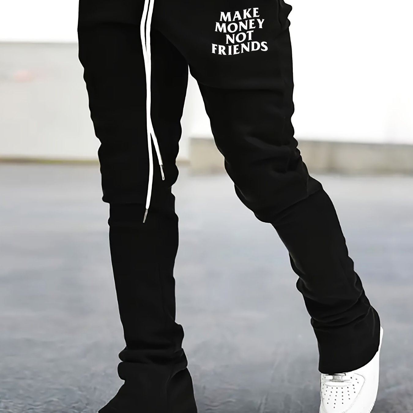 Flared Trousers Men s Casual Stretch Street Style Joggers