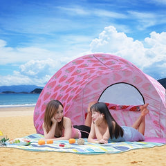 Portable Beach Tent Sunshade Quick Opening Leisure Tent Outdoor