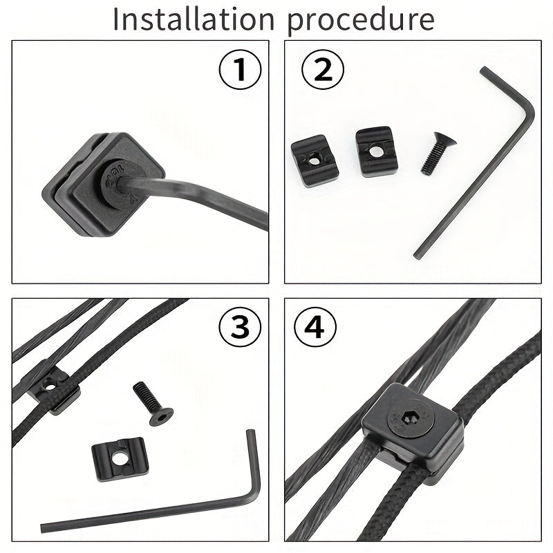 Arrow Rest Cable Clamp Buckle Fastener Clip for Compound Bow