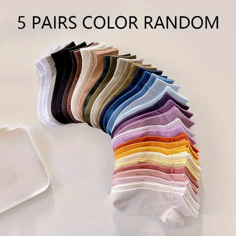 10 Pairs Soft Lightweight Ankle Socks Women's Stockings & Hosiery
