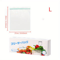 Reusable Storage Bags Leak-proof Freezer Bags Fresh Keeping Moisture Proof