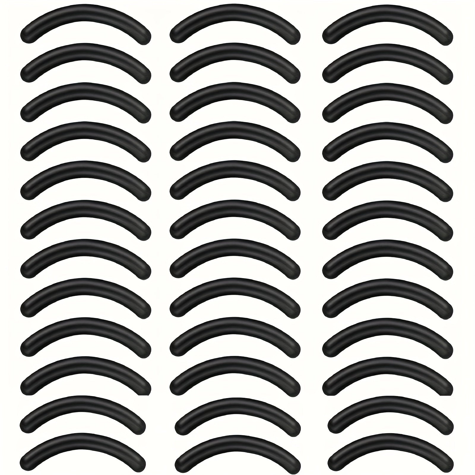 90 Pack Eyelash Curler Replacement Pads Silicone Rubber Universal